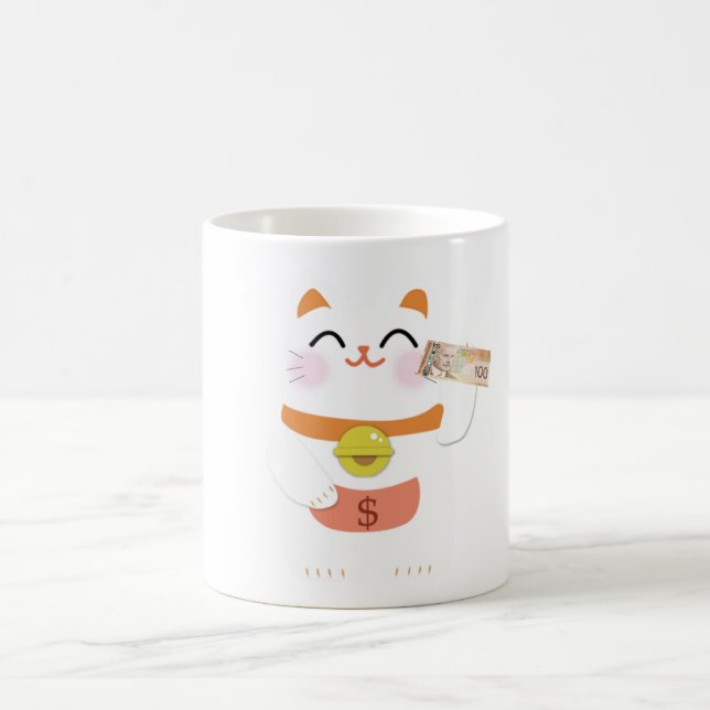 Mug Magic Money Cat (Centre)