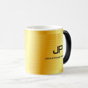 Mug Magic Monogram Modèle Elegant Gold Look tendance