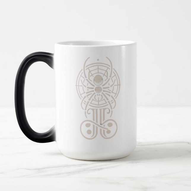 Mug Magic Monogramme gothique araignée (Gauche)