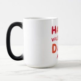 Mug Magic Monogramme personnalisé Heureuse Sainte-Valentin