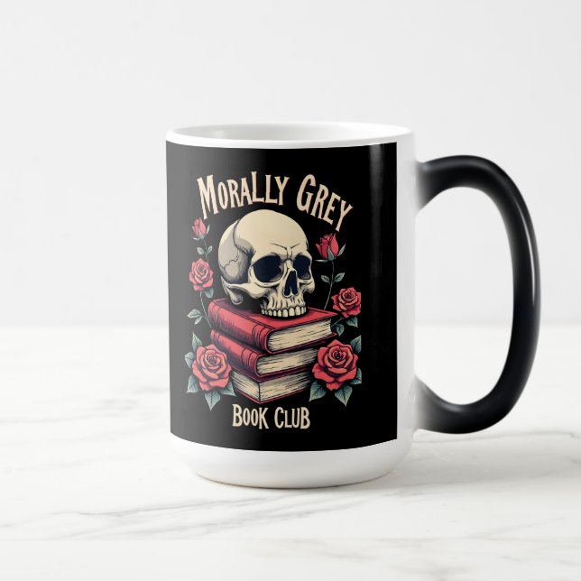 Mug Magic Morale gris Merch Dark Romance Romantasy Smut (Droite)