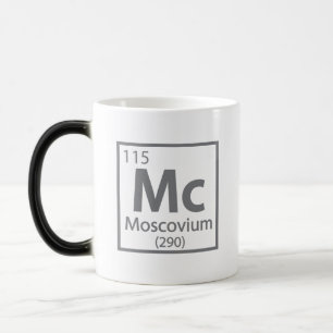 Mug Magic Moscovium - Tableau périodique de la science russe