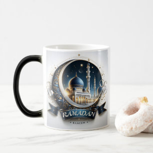 Mug Magic Mosquée Bleue de la marine musulmane Aïd Moubarak
