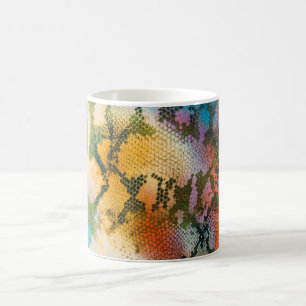 Mug Magic Motif abstrait coloré de peau de serpent
