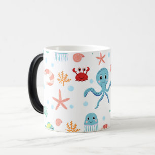 Mug Magic Motif du monde marin