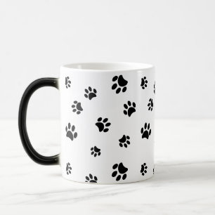 Mug Magic Motif Empreinte de patte noir