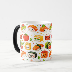 Mug Magic Motif mignon kawaii caractères sushi de nourriture