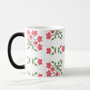 Mug Magic Motif vectoriel sans couture de grille de vigne de