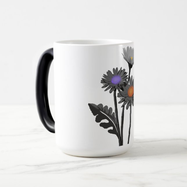 Mug Magic Moulangerie des Daisys monochromes (Devant gauche)