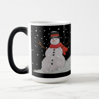 Mug Magic Mug. Neiges dans la neige nocturne