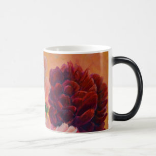 Mug Magic Nature morte avec peinture de pivoines 