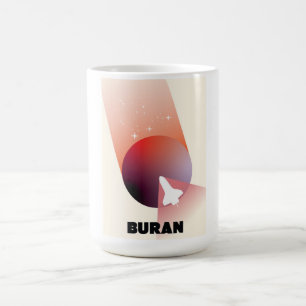 Mug Magic Navette spatiale Art spatial de style vintage.
