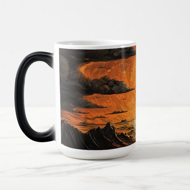 Mug Magic Navire naviguant la nuit (Gauche)