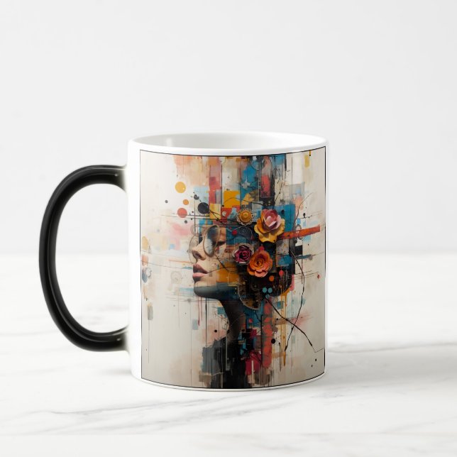 MUG MAGIC NEON ROSE (Gauche)
