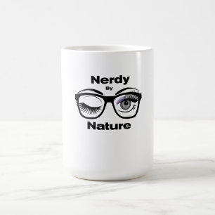 Mug Magic Nerdy par Nature Drôle Design Geek avec lunettes