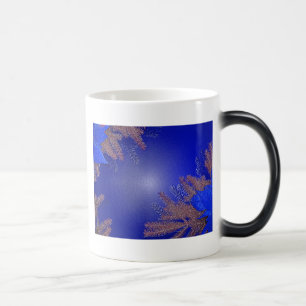 Mug Magic Noël Poinsettia Bleu III