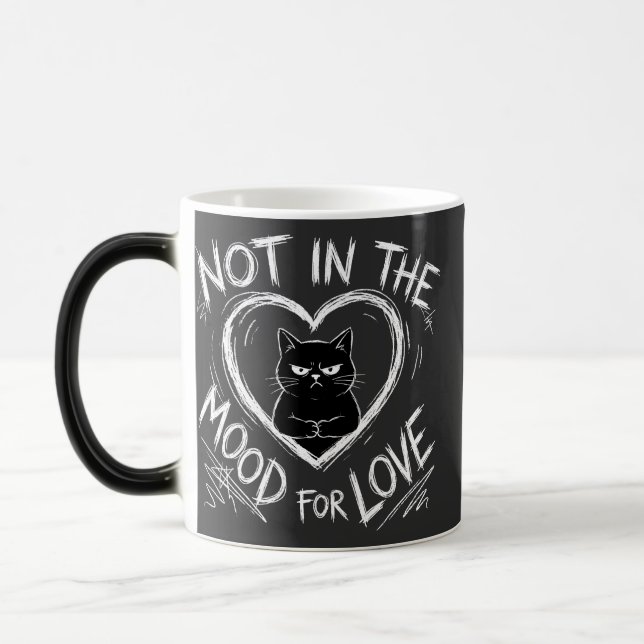 Mug Magic Not In The Mood For Love Grumpy Cat Sarcastic (Gauche)