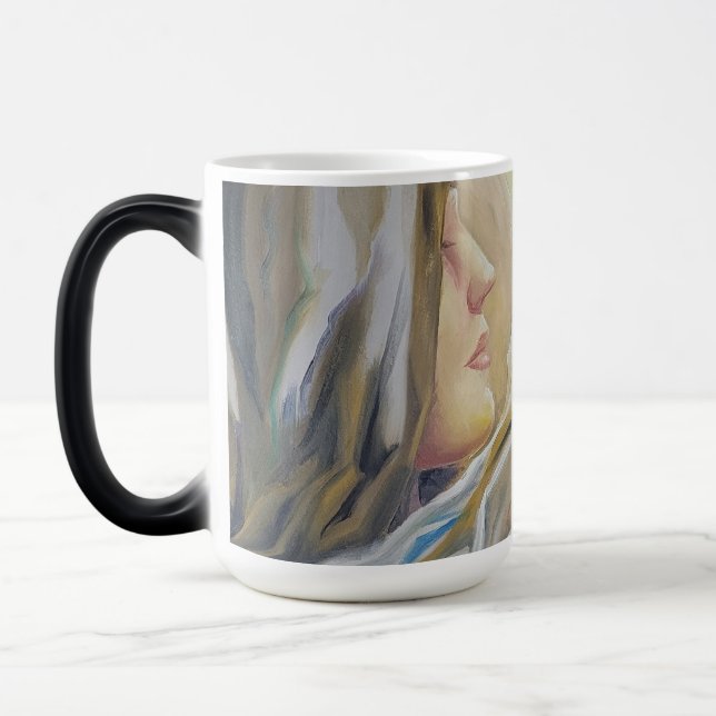 Mug Magic Notre Dame du Silence tenant le bébé Jésus (Gauche)