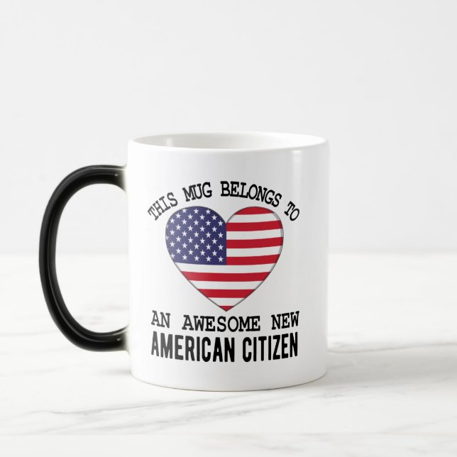 Mug Magic Nouvelle citation citoyenne américaine, Dons de ci (Gauche)