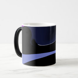 Mug Magic Nuit de la Comète : Bleu Abstrait, Violet & Noir