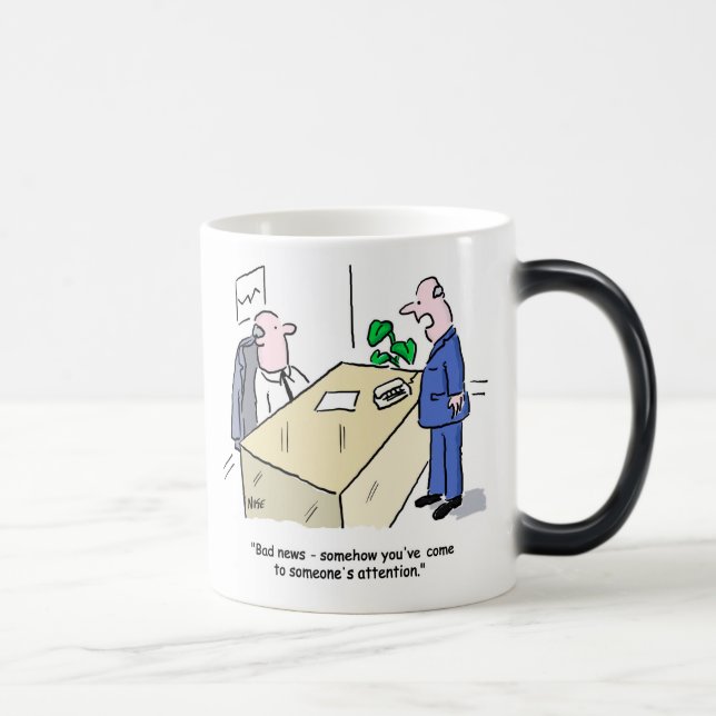 Mug Magic Office Worker est à l'écoute de quelqu'un (Droite)