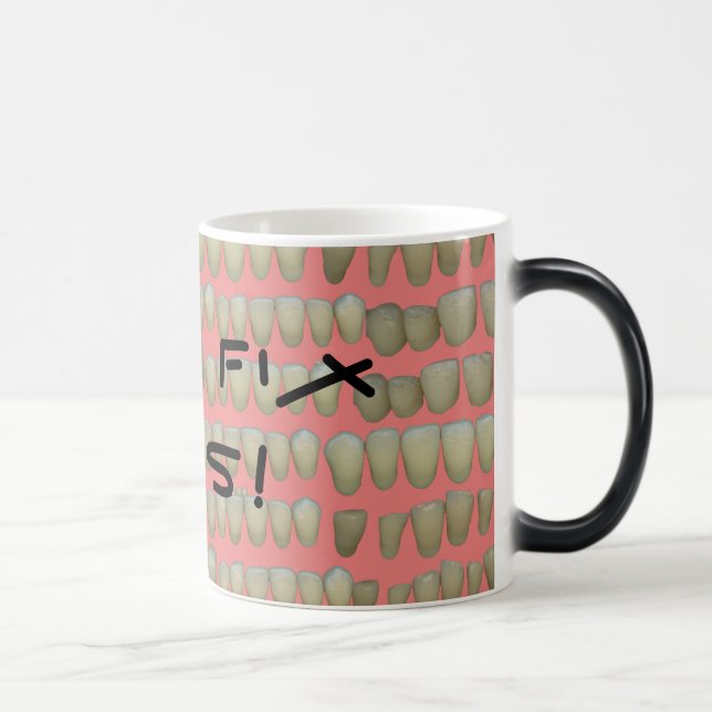Mug Magic Orthodonties putréfiées d'art dentaire de dentiste (Droite)