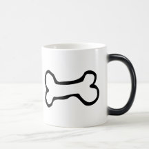 Os de chien mignon de bande dessinée