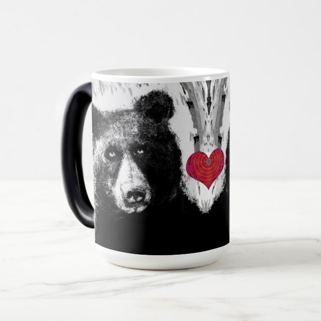 Mug Magic Ours d'amour (Devant gauche)