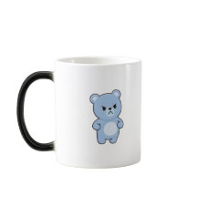 Ours en colère Style Kawaii Minimaliste