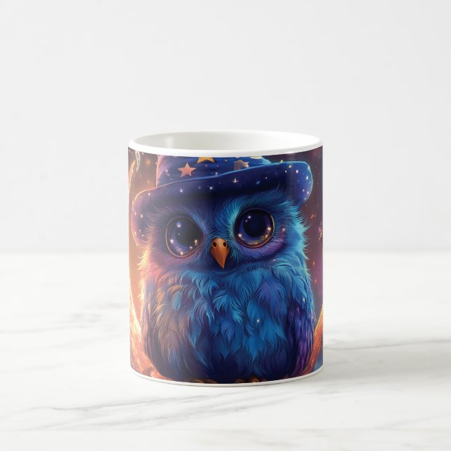Mug Magic Owl Wizard on the Moon : Magical Imaginaire  (Centre)