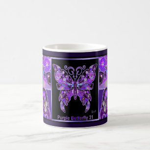 Mug Magic Papillon pourpre 31