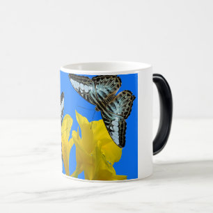 Mug Magic Papillons à clipper bleu malaisien sur Canna King