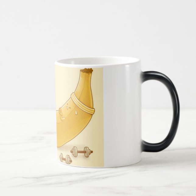 Mug Magic Paresseux. Comme banane (Droite)
