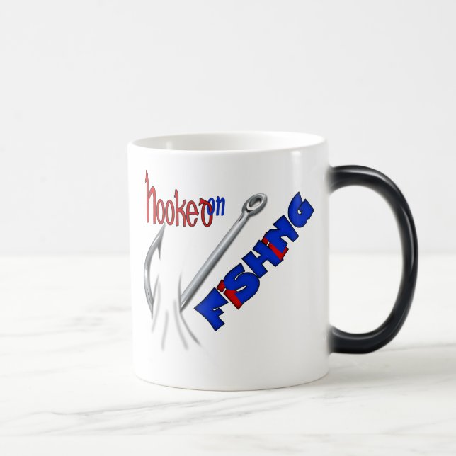 Mug Magic Pêche Amusante Accrochée À La Pêche (Droite)