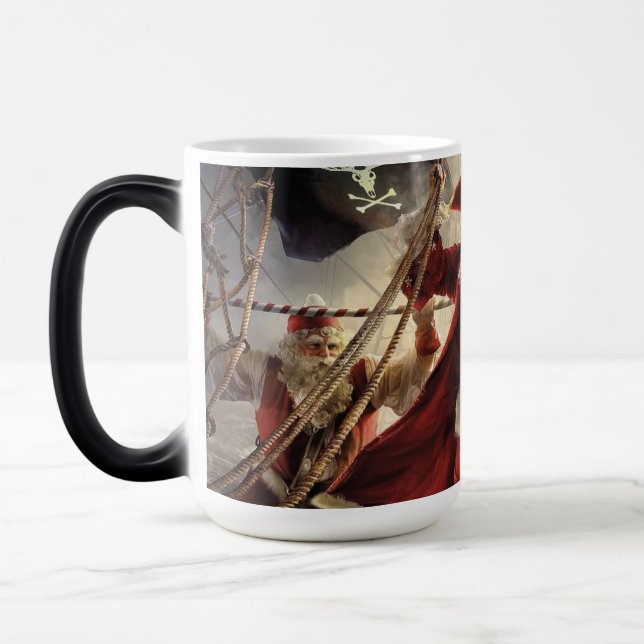 Mug Magic Père Noël Est Un Pirate (Gauche)