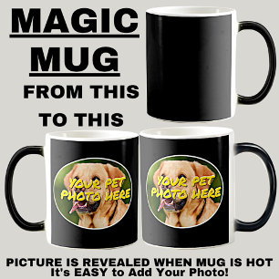 Mug Magic Personnalisé - Ajouter Votre Chien Photo Ici - Mor