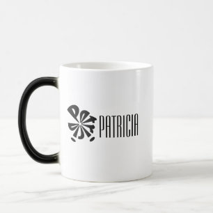 Mug Magic Personnalisé Moderne "Patricia" Nom Sphère