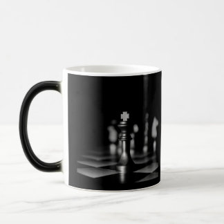 Mug Magic Photo Pièces d'échecs N&B