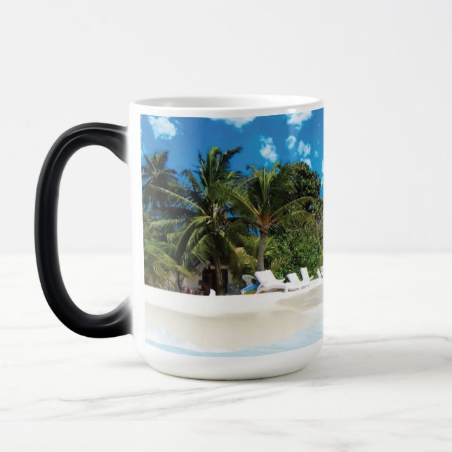 Mug Magic Plage exotique (Gauche)