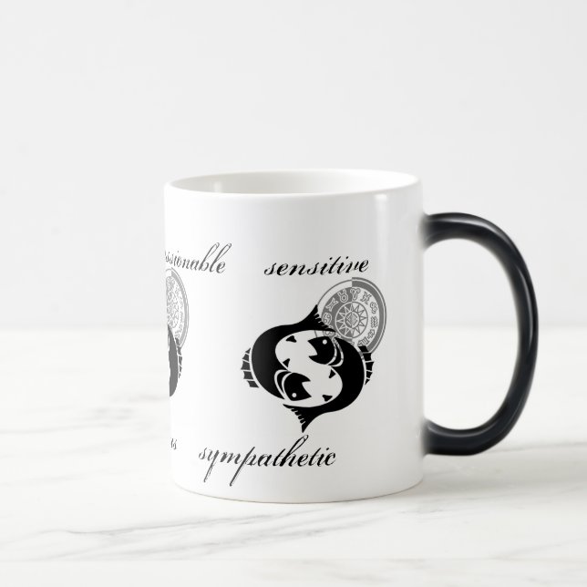 Mug Magic Poissons personnalisables traits de style grec Zod (Droite)