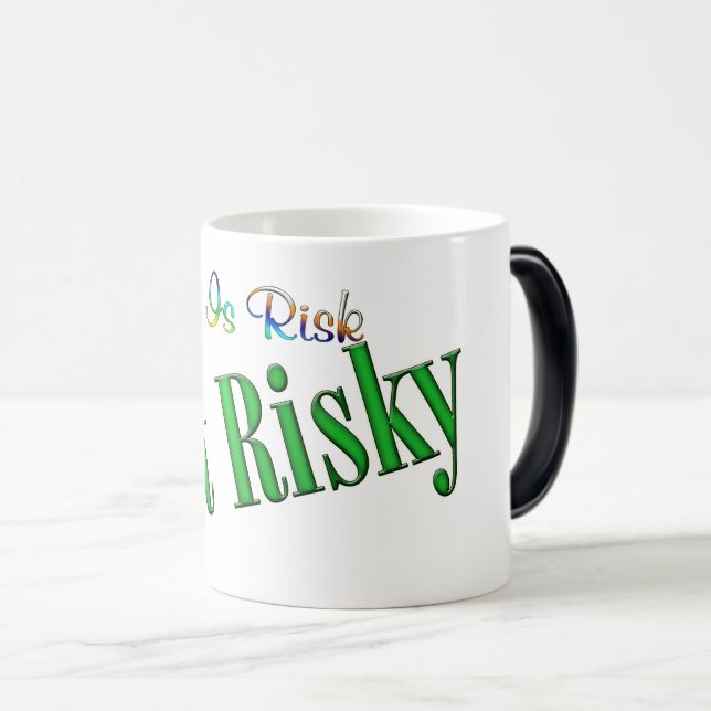Mug Magic Prendre des risques (Devant droit)
