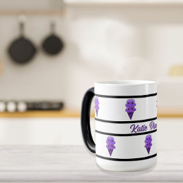 Mug Magic Purple Ice Cream Friends mignon kawaii Bouteille s