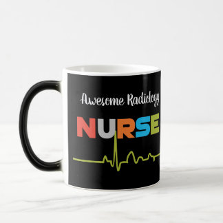 Mug Magic Radiologie Infirmière superbes lettres amusantes s