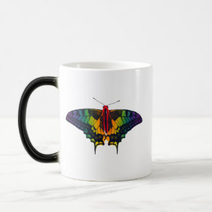 Mug Magic Rainbow Pride Flag Swallowtail Butterfly