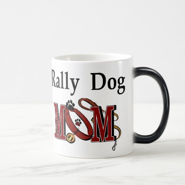 Mug Magic Rallye Obéissance Chien Maman Cadeaux (Droite)