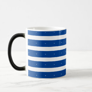Mug Magic Rayures bleues et blanches