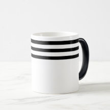 Rayures noires et blanches minimalistes simples