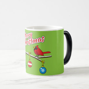 Mug Magic Red Cardinal on Christmas