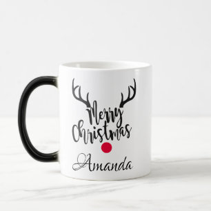 Mug Magic Rennes de Noël personnalisées