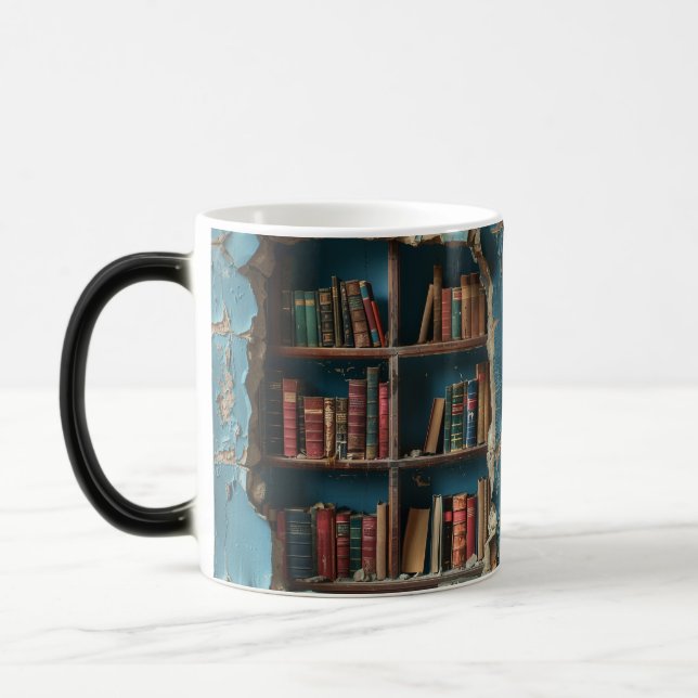 Mug Magic Retro Booksauxiliaire Design Mug, Unique Artistic  (Gauche)
